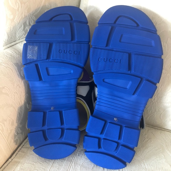 $980 Gucci Sega sandals men US size 12.5 main image 5